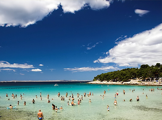 Direkt am Strand